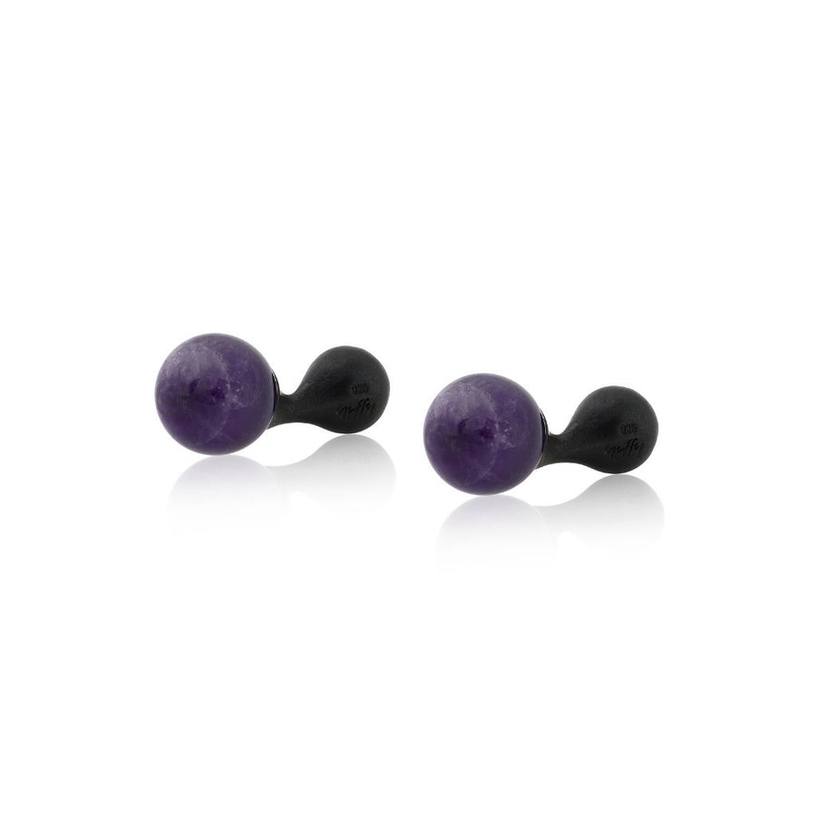 Mirror spheres cufflinks