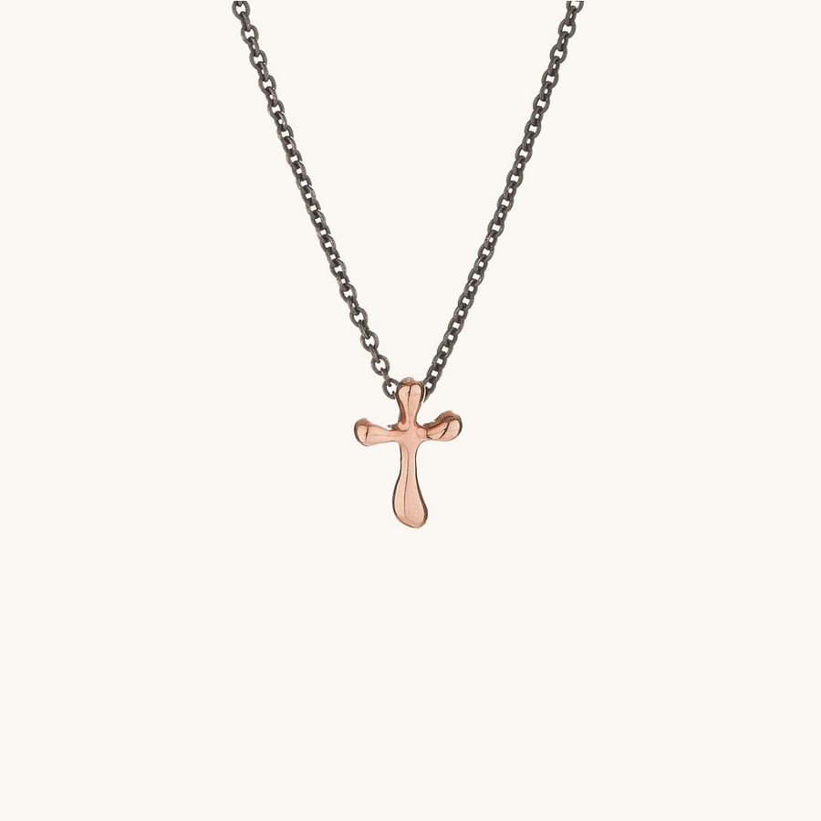 Little Cross Necklace / Gold